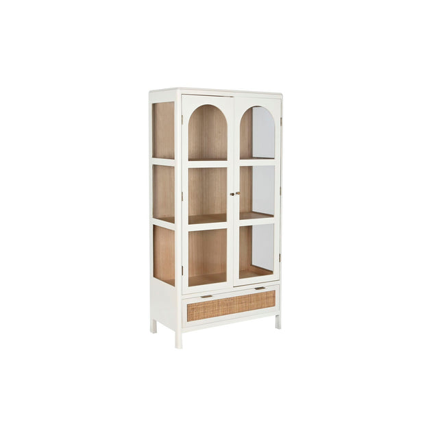 Displayständer Home ESPRIT Rattan Paulonia-Holz 78 x 38 x 158 cm