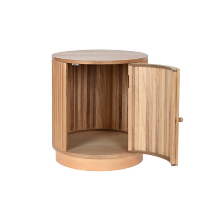 Nachttisch Home ESPRIT natürlich Paulonia-Holz Holz MDF 43 x 43 x 48 cm