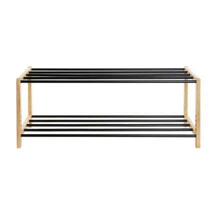 Schuhschrank Home ESPRIT Schwarz Stahl Kiefer 80 x 31 x 32 cm