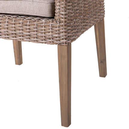 Havestol Patsy natürlich Holz Rattan 58 x 63 x 86 cm