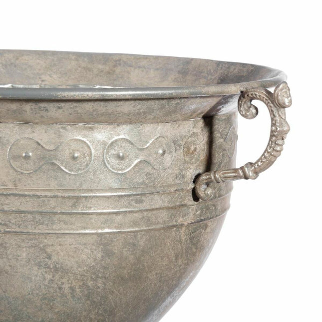 Vase 61 x 51,5 x 77 cm Metall Silber