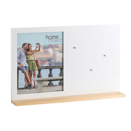 Fotorahmen 46,5 x 7 x 29,5 cm Holz Weiß