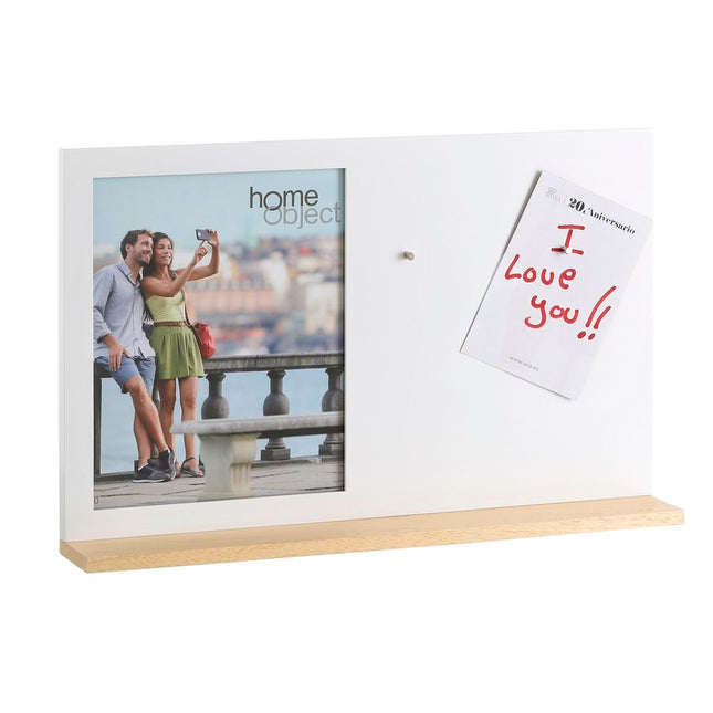 Fotorahmen 46,5 x 7 x 29,5 cm Holz Weiß