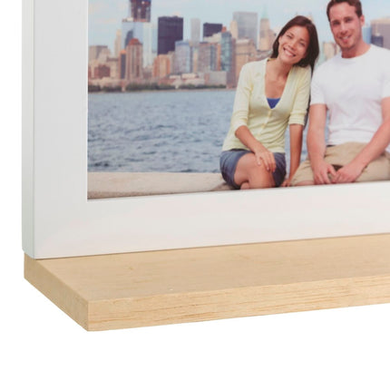 Fotorahmen 46,5 x 7 x 29,5 cm Holz Weiß