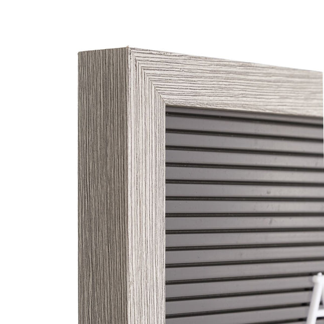 Tafel 50 x 2,5 x 40 cm Grau PVC