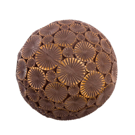 Bälle Dekoration Braun Bronze 10 x 10 x 10 cm (8 Stück)