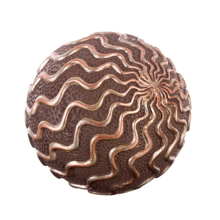 Bälle Dekoration Braun Bronze 10 x 10 x 10 cm (8 Stück)
