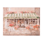 Leinwand Restaurant Stadt 120 x 3 x 90 cm