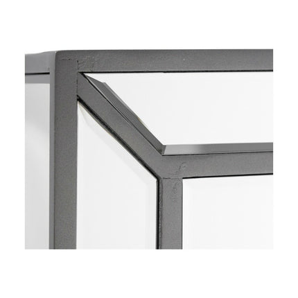Nachttisch BRIGHT 50 x 40 x 68 cm Spiegel Kristall DMF