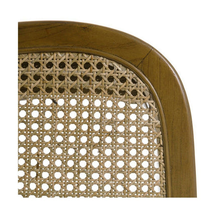 Esszimmerstuhl 45 x 42 x 94 cm natürlich Holz Rattan