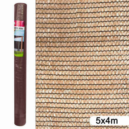 Abdecknetz Braun HDPE 400 x 1 x 500 cm
