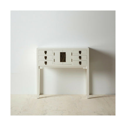 Eingangsbereich NEW ORIENTAL 95 x 26 x 91 cm Holz Weiß DMF