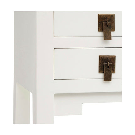 Eingangsbereich NEW ORIENTAL 95 x 26 x 91 cm Holz Weiß DMF