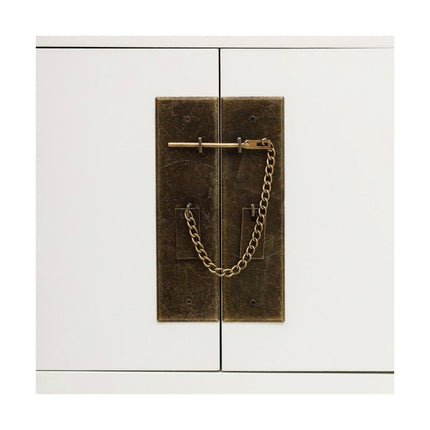 Eingangsbereich NEW ORIENTAL 95 x 26 x 91 cm Holz Weiß DMF