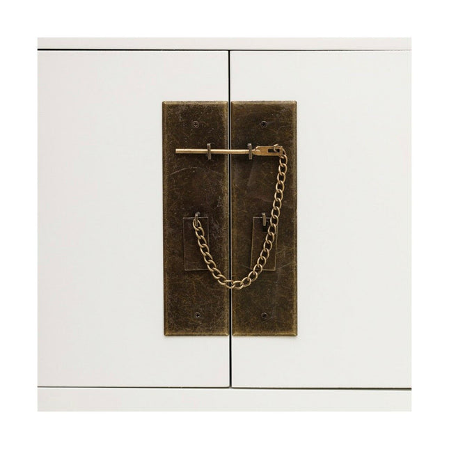 Eingangsbereich NEW ORIENTAL 95 x 26 x 91 cm Holz Weiß DMF