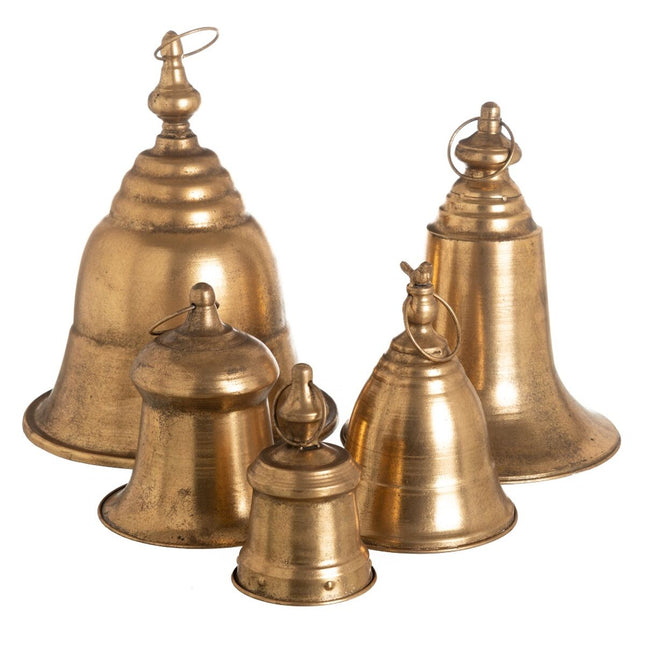 Deko-Figur Gold Glocke 12,5 x 12,5 x 19 cm