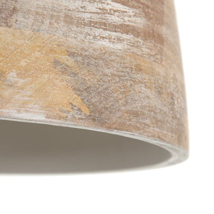 Deckenlampe natürlich Holz 30 x 30 x 42 cm