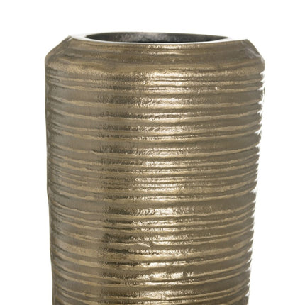 Vase 14 x 14 x 58,5 cm Kupfer Aluminium