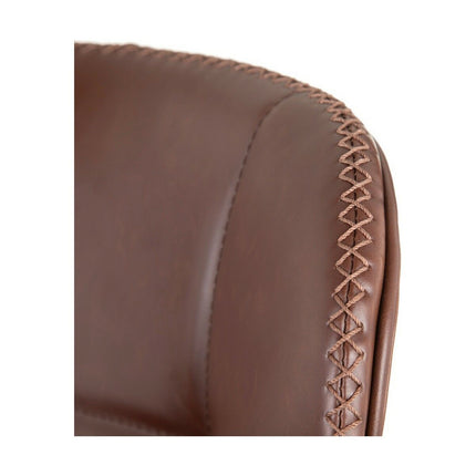 Hocker 45 x 48,5 x 95 cm Metall Camel Kunstleder