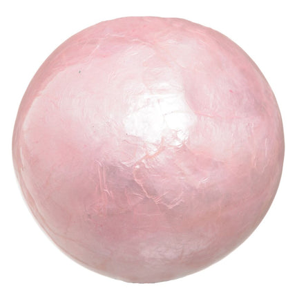 Bälle CAPIZ Dekoration Rosa 10 x 10 x 10 cm (8 Stück)