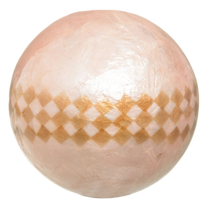Bälle CAPIZ Dekoration Rosa 10 x 10 x 10 cm (8 Stück)