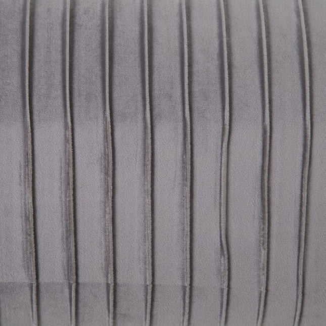 Hocker 129 x 45,5 x 48 cm synthetische Stoffe Grau Metall