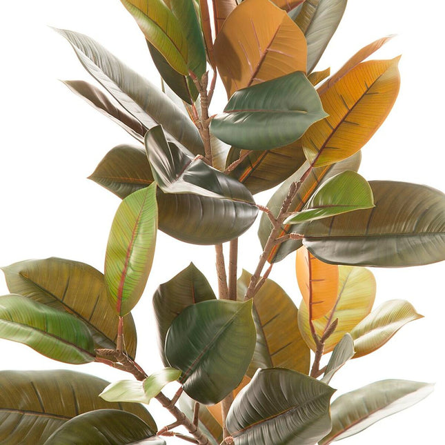 Dekorationspflanze 36 x 37 x 90 cm PVC Ficus Dunkelgrün