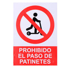 Schild Normaluz Prohibido acceder con patinete Vinyl (21 x 30 cm)