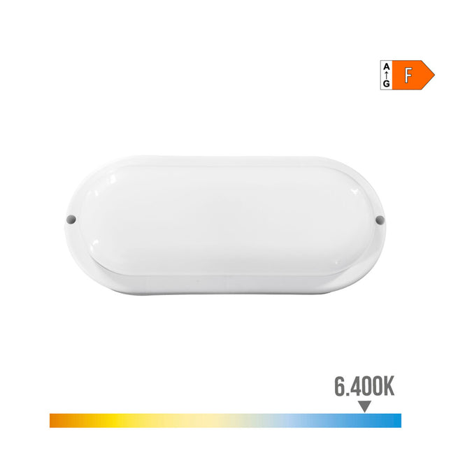 LED-Deckenleuchte EDM Oval Weiß 18 W F 1820 lm (6400 K)