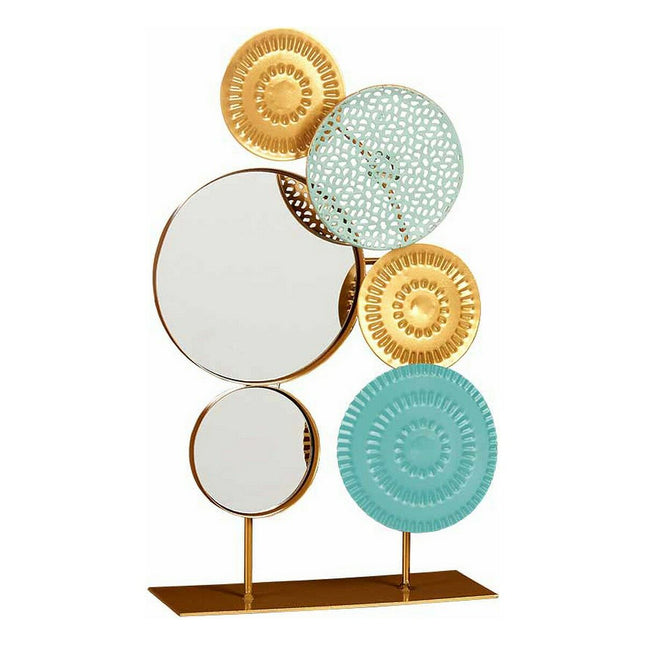 Deko-Figur Blomster Wandbild Kristall Metall (23 x 35,5 x 8 cm)