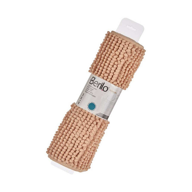 Badematte Beige Polyester (60 x 40 x 2 cm)