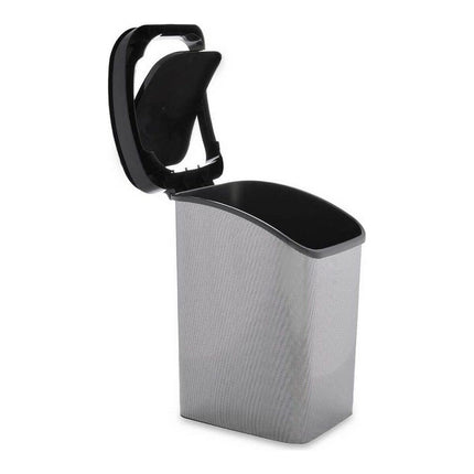 Papierkorb Carbonfaser Neigung Kunststoff Dunkelgrau (27,3 x 43,7 x 34 cm)