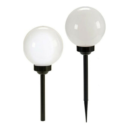 Solarlampe Kunststoff Schwarz-Weiß (15 x 47,5 x 15 cm)