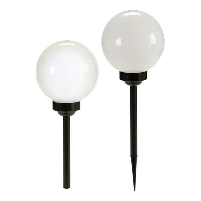 Solarlampe Kunststoff Schwarz-Weiß (15 x 47,5 x 15 cm)