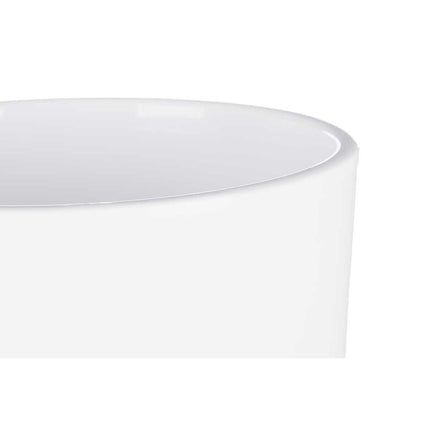 Blumentopfset Ø 22 cm Ø 27 cm 2 Stücke Weiß Lehm