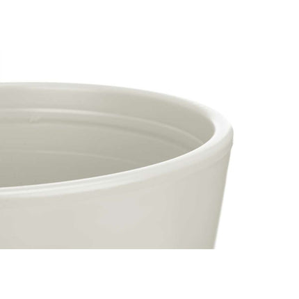 Blumentopfset 2 Stücke Ø 22 cm Ø 28 cm Grau Lehm