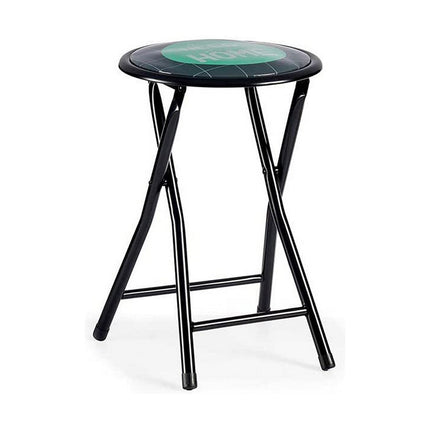 Klapphocker Home türkis PVC Metall (30 x 45 x 30 cm)