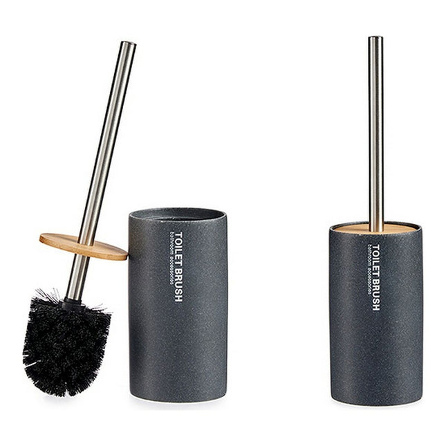 Seifenschale Grau Harz Bambus (9,5 x 37,5 x 9,5 cm)