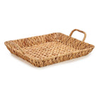 Korb Mit Griffen Metall Braun Wasserhyazinthe (31,5 x 10 x 43,5 cm)