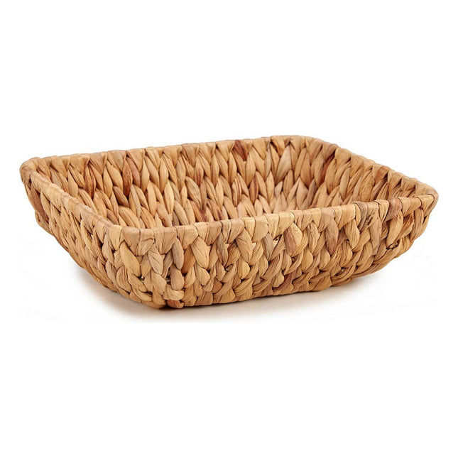 Korb Braun Metall Wasserhyazinthe (22 x 8 x 30 cm)