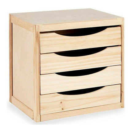 Schubladenschrank Kiefernholz (30 x 37,4 x 38,5 cm)