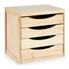 Schubladenschrank Kiefernholz (30 x 37,4 x 38,5 cm)