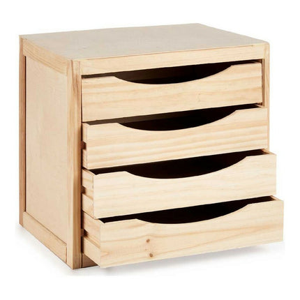 Schubladenschrank Kiefernholz (30 x 37,4 x 38,5 cm)