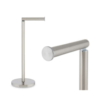Toilettenpapierrollenhalterung Metall Silberfarben (54 cm)