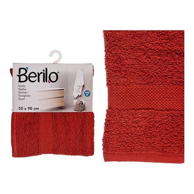 Badetuch Polyester Baumwolle Ziegelfarben