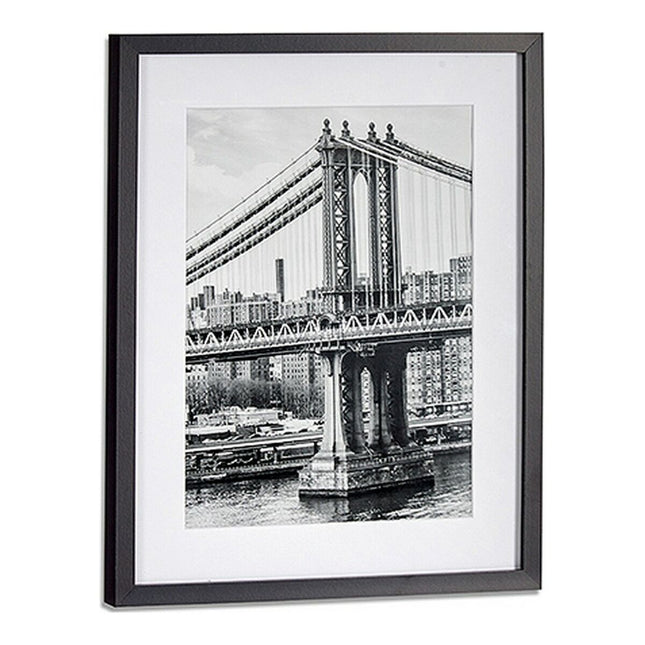 Bild Brücke Schwarz Holz (43 x 2 x 53 cm)