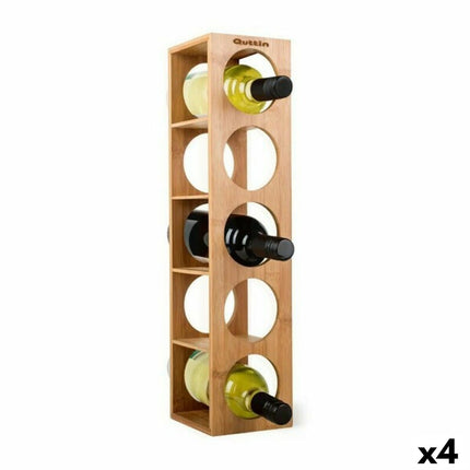 Flaschenregal Quttin 62333 Bambus 53 x 13,5 x 13 cm (4 Stück)
