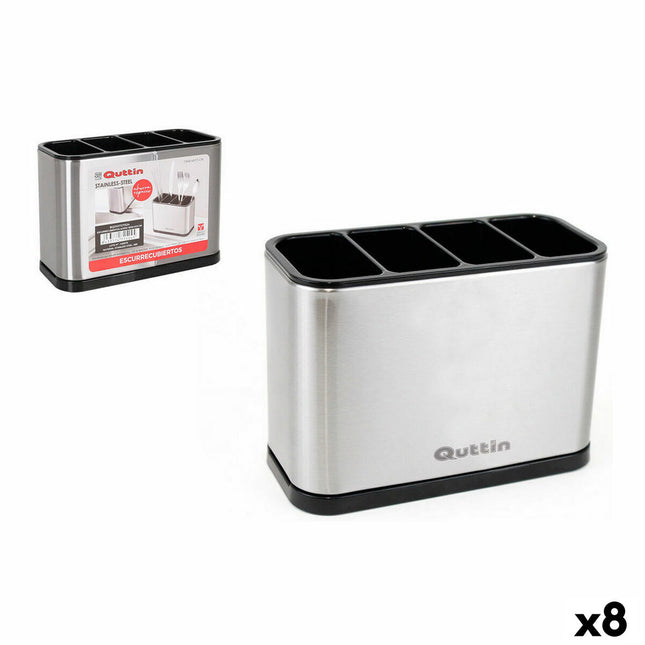 Abtropfbehälter für Besteck Quttin 137516 Edelstahl Stahl (8 Stück)