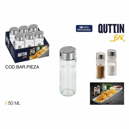 Gewürzspender Quttin Bar 50 ml (6 Stücke) (12 Stück)