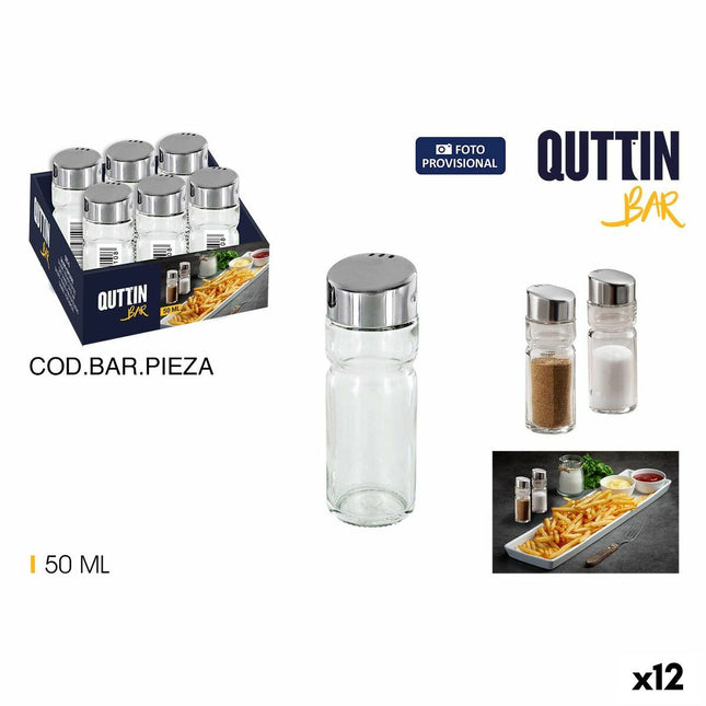 Gewürzspender Quttin Bar 50 ml (6 Stücke) (12 Stück)